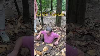 Tight Squeeze at Cu Chi Tunnels  Cu Chi Tunnels  Vietnam Tourist Attraction [upl. by Hagar]