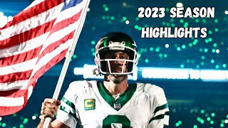 Aaron Rodgers Full 2023 Season Highlights New York Jets [upl. by Lombardy]