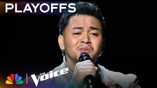 Sofronio Vasquez Shows His Spectacular Talent on quotCryingquot  The Voice Playoffs  NBC [upl. by Nelleus]