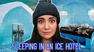 I Spent 24 Hours In A Swedish Ice Hotel [upl. by Iddo]