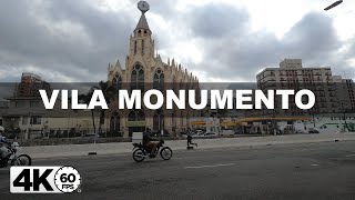 4K60fps Driving Vila Monumento Sao Paulo Brazil MT4K [upl. by Nolyk]