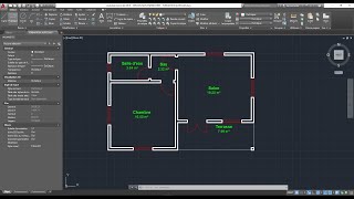 Formation AutoCAD pour Débutant 2  Portes et Fenêtres [upl. by Sosanna]