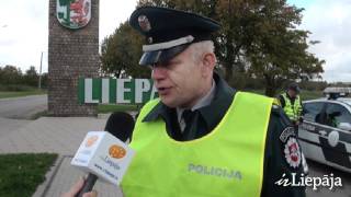 Lietuvas un Latvijas policijas kopīgi patrulē Liepājas ielās [upl. by Lilly]