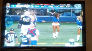 Dallas Cowboy Tackles Cheerleader [upl. by Ikkela]