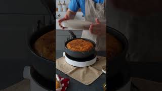 ¿Alguna vez le diste la vuelta a una tortilla de patatas taaaan enorme tortilladepatatas [upl. by Conah379]