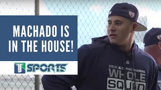 Manny Machado trained and met his Padres teammates [upl. by Elgna]