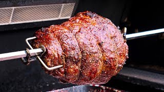 How To Rotisserie a Sirloin Roast [upl. by Fionnula]