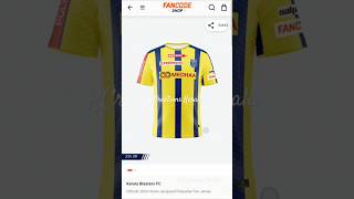 How to purchase Kerala Blasters Home kit 202425 online [upl. by Asilanom]