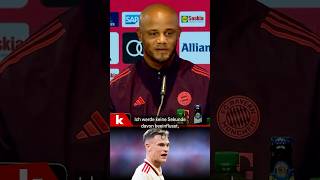 “Beeinflusst mich keine Sekunde”  Kompany über Kimmichs Position beim DFB shorts [upl. by Frohne]