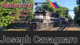 NJT 1009 With GP40PH 2 4101 NJDOT Bluebird Heritage Unit amp MNCW Comet V 6702 [upl. by Alesiram674]