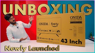 Onida Fire TV Edition 43 Inch Unboxing And Review 🔥 2022 Model Latest Launch 30 Edition🔥 अद्भुत [upl. by Ursa345]