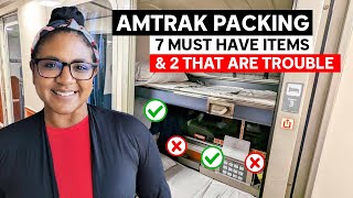 The Ultimate Amtrak Packing Guide For Coach amp Sleeper Cars [upl. by Assirhc]