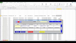 Datenbanken in Excel aus einer Eingabemaske mit Zuweisung von Datentypen erstellen Kundenliste [upl. by Annid]