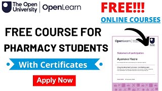 Free Course on Drug Development with Certificate  Free Pharmacy Certificate Course [upl. by Sello986]