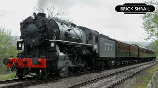 S160 5820 Big Jim and BR Standard 2MT 78022  Keighley amp Worth Valley Railway  030521 [upl. by Silsbye]