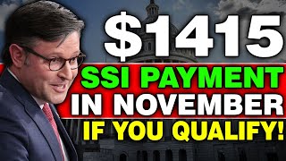 Its Finally Confirmed  1415 SSI Payments Are Coming Next Month  Must See If You Qualify [upl. by Kcirdec]