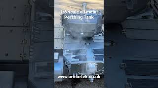 Start up of an Armortek 16 scale all metal RC M26 Pershing Tank [upl. by Ramaj]