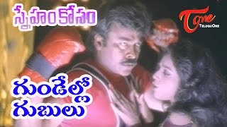 Sneham Kosam  Chiranjeevi  Meena  Gundello Gubulu  Telugu Video song [upl. by O'Rourke]