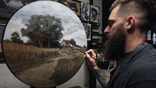 quotWhispers of Wheatquot  Oil Painting Timelapse [upl. by Ordep]