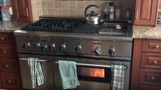 Flames Shooting Up  Self Cleaning Oven Fire  Jan 18 2017 [upl. by Almira]