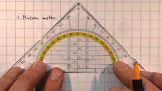 Wiskunde 4A hoeken meten [upl. by Onairam]
