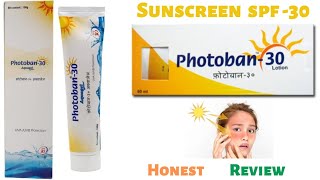 Photoban sunscreen spf 30 review sunscreen [upl. by Nolyarg479]