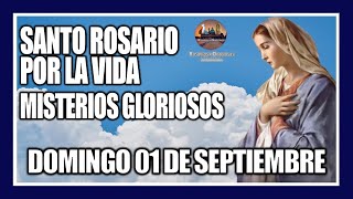 SANTO ROSARIO DE HOY POR LA VIDA MISTERIOS GLORIOSOS PROVIDA  DOMINGO 01 DE SEPTIEMBRE DE 2024 [upl. by Warram]