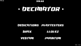 Decimator by KingEggplant987easy platformer demon [upl. by Mulloy]