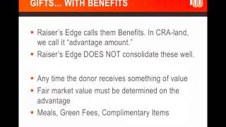 Raisers Edge Therapy YearEnd Tax Receipts CRA Guidelines for Charitable Tax Receipts in Canada [upl. by Nerraj673]