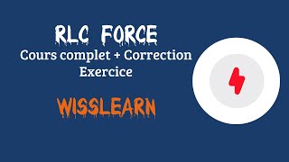 RLC Forcé  Cours complet  Correction Exercice [upl. by Ahsinak941]