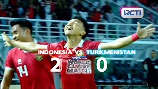 Highlight Pertandingan Indonesia 2 vs Turkmenistan 0  Sportacular World Class Match [upl. by Aelhsa]