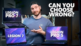 Lenovo Legion 7i Legio Pro 5 and Legion Pro 7 review  Which one to get in 2024 [upl. by Marylinda]