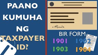 How to get Taxpayers ID  Paano kumuha ng TIN ID [upl. by Christmas903]