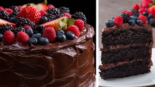 Fudgiest DairyFree Chocolate Cake [upl. by Goodyear65]