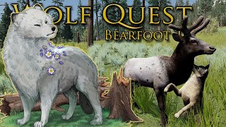 A Touch of LUCK in the Breeze 🐺 Wolf Quest Bearfoot Wolves • 49 [upl. by Delilah]