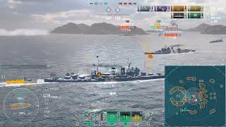 World Of Warships  Ipiranga in 4vs4 Brawl  Combat instruction x4 Special Traits x2 [upl. by Matthieu]