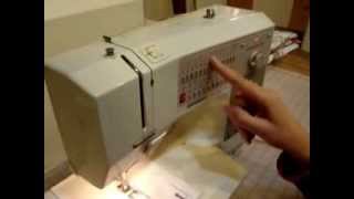 Bernina 1230 sewing demo [upl. by Yahc]