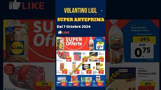 volantino Lidl dal 7 ottobre 2024 ✅ Offerte Casa cura e SilverCrest 🔥 lidl anteprima short [upl. by Aizitel]