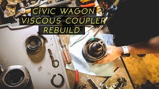 Civic Wagon Viscous Coupler Rebuild [upl. by Ocirled]