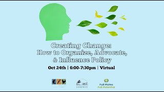 Creating Change How to Organize Advocate and Influence Policy Video [upl. by Doscher639]