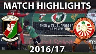 Glentoran vs Portadown  5th November 2016 [upl. by Airun]