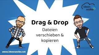 Drag amp Drop  Dateien auf dem iPad verschieben und kopieren iPadOS 15 [upl. by Nidia]