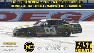 Fast Fridays Money Race Presented by Maconi Setup Shop Xfinity at Talladega  Maconi Entertainment [upl. by Abagail]