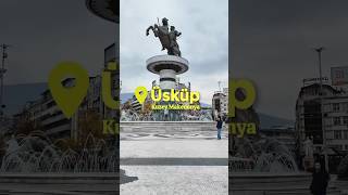 Heykeller Şehri Üsküp 🇲🇰🏛️ Üsküp hakkında her şey vlogda👆 üsküp makedonya büyükiskender [upl. by Ihteerp73]