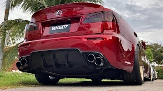 PERFECT SOUNDING FULL EXHAUST LEXUS IS250 WITH HEADERS [upl. by Benisch416]