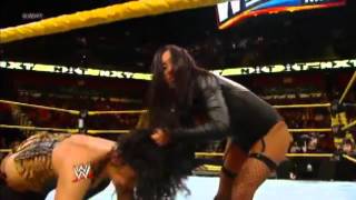 Maxine vs Tamina  Maxine segment NXT 07032012 [upl. by Tiraj]