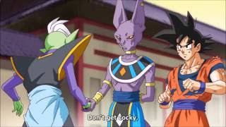 Beerus kills Zamasu HD Sub  Hakai [upl. by Ynohtnacram]