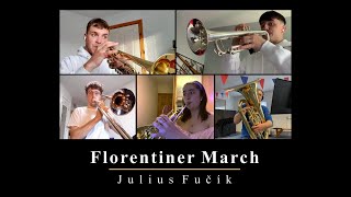 Florentiner March Brass Quintet  Julius Fučik  Vox Amicum Brass [upl. by Harmonia]