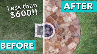 Build a DIY Flagstone Paver Patio By Yourself Stepbystep [upl. by Yticilef945]