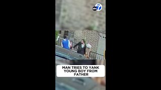 Man tries to yank young boy from father [upl. by Enerol232]